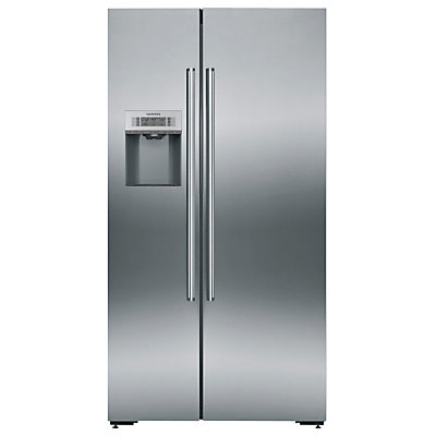 Siemens KA92DAI20G American Style Fridge Freezer, A+ Energy Rating, Stainless Steel Siemens KA92DAI20G American Style Fridge Freezer, A+ Energy Rating, Stainless Steel
